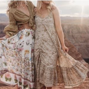 Spell - Lioness Smoke Gray Strappy Dress